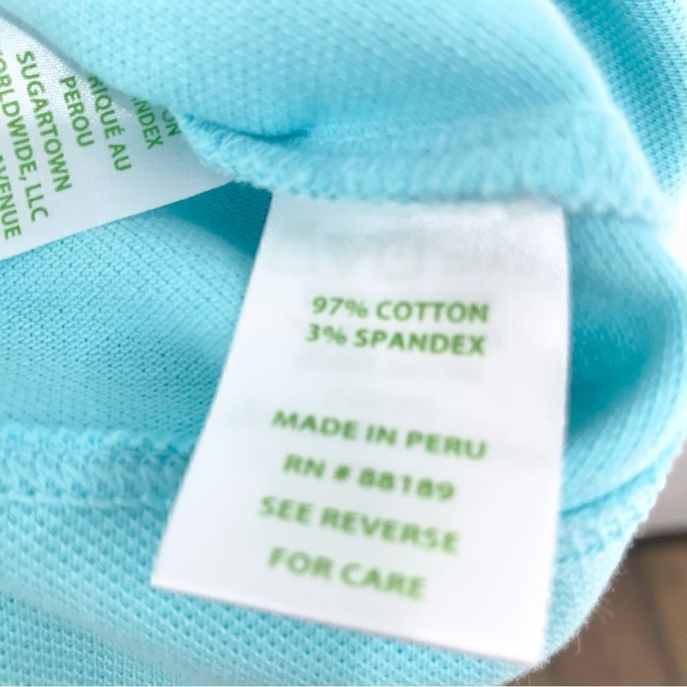 Lilly Pulitzer White and Light Blue Polo Mini Dress - Picture 15 of 16